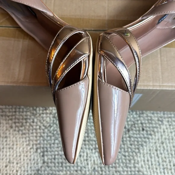 NWOT • Nine West • Women's Findme Pump • Clay/Gold • Size 10M • FABULOUS! - Picture 5 of 17